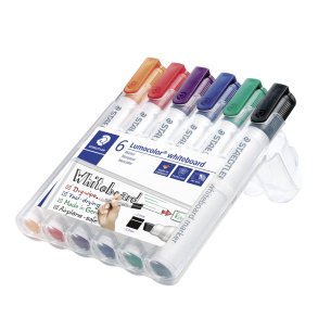 Lumocolor whiteboard marker 351 B WP6, 6 farver